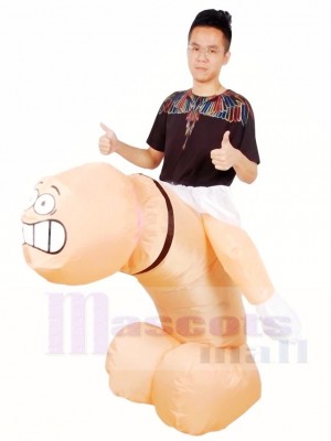 Ride on Penis Dick Inflatable Halloween Christmas Costumes for Adults