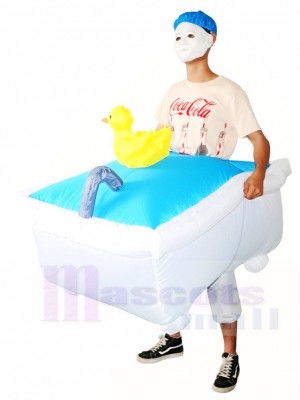 Bathtub Swimming Pool Carry on Inflatable Halloween Xmas Costumes for Adults