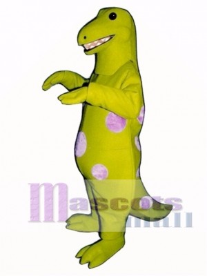 Green Dinosaur Mascot Costume Animal  