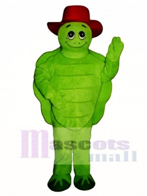 Tommy Turtle Tortoise with Hat Mascot Costume