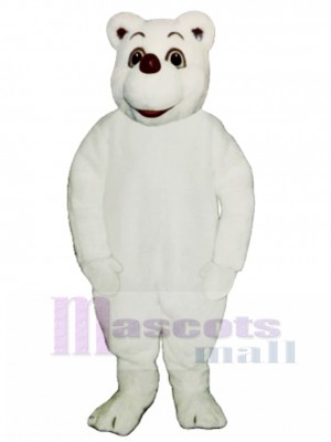 Baby Polar Bear Mascot Costume Animal 