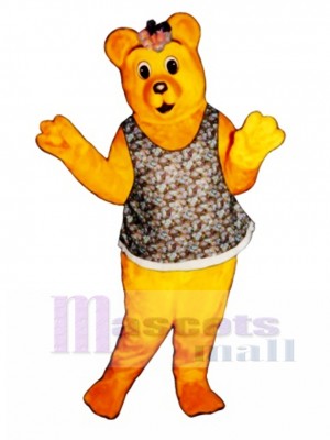 Little Girl Bear Mascot Costume Animal 