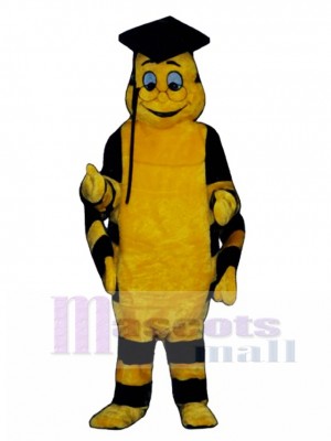 Educated Worm Mascot Costume Insect