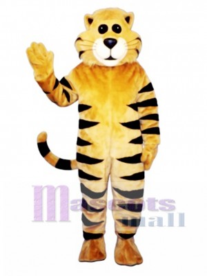 Cute Tan Meow Cat Mascot Costume Animal 