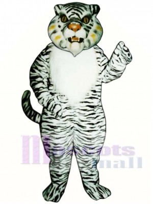 Cute White Tiger Mascot Costume Animal 