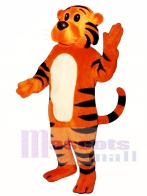 Cute Sunny Tiger Mascot Costume