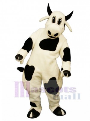 Cute Spotted Cow Mascot Costume Animal 