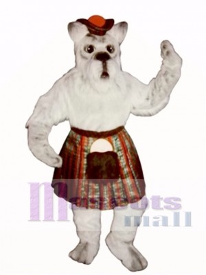 Cute Scottie Dog with Skirt & Tam Mascot Costume Animal