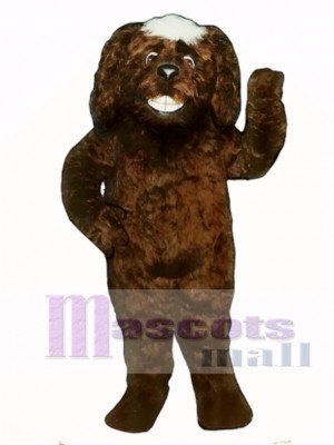 Cute Grinning Dog Mascot Costume Animal