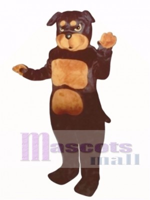 Cute Rottweiler Dog Mascot Costume Animal