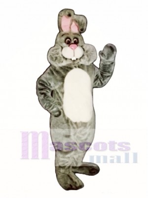 Easter Grey Marshmallow Bunny Rabbit Mascot Costume Animal