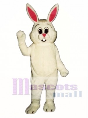 Easter Fat Bunny Rabbit Overalls Mascot Costume Animal