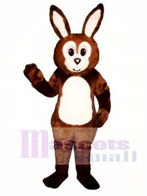 Cute Easter Brown Fat Bunny Rabbit Mascot Costume Animal