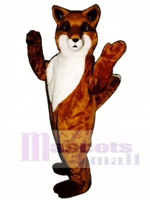 Cute Friendly Fox Mascot Costume