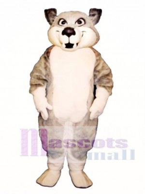 Cute Charley Wolf Mascot Costume