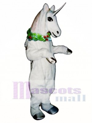 Unicorn with Garland Mascot Costume