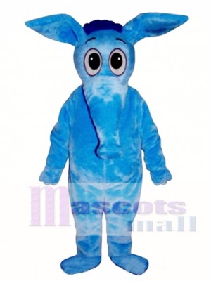 Blue Aardvark Mascot Costume