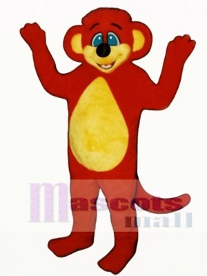 Red Mouse Mascot Costume Animal