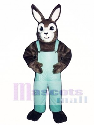 Easter J.R. Bunny Rabbit with Bib Overalls Mascot Costume Animal