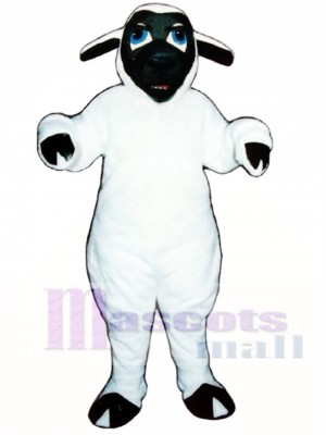 Black Face Sheep Mascot Costume