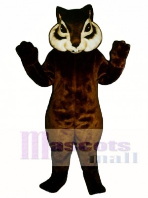 Realistic Chipmunk with Short Tail Mascot Costume