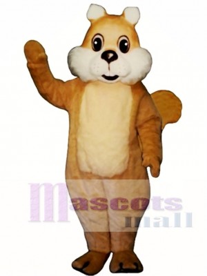 Chubby Squirrel Mascot Costume
