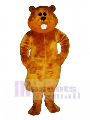 Albert Beaver Mascot Costume Animal 