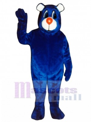 New Blue Bear Mascot Costume Animal 