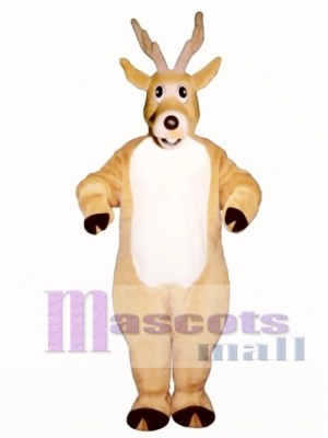 Cute Jolly Reindeer Deer Mascot Costume