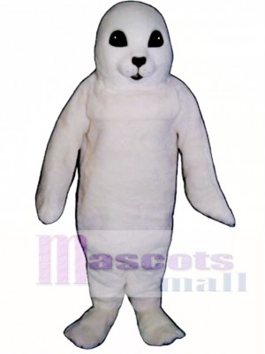 Cute White Baby Seal Mascot Costume Animal