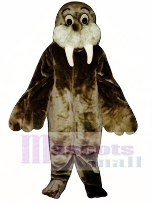 Cute Wally Walrus Mascot Costume Animal