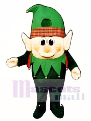 Madcap Boy Elf Mascot Costume Christmas Xmas