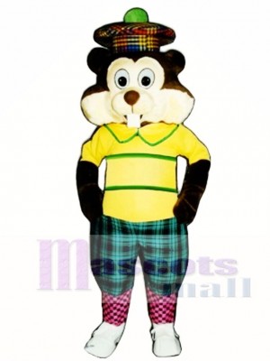 Golfing Gopher Mascot Costume Animal