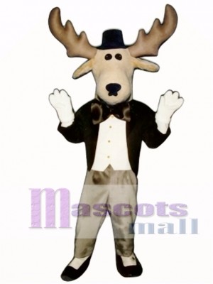 Cute Moose About Town Mascot Costume Animal