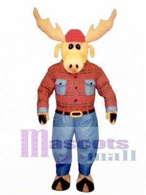 Cute Montana Moose Mascot Costume Animal