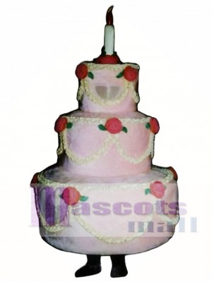 Three-Layer Cake Mascot Costume