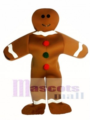 Gingerbread Man Christmas Mascot Costume Christmas Xmas