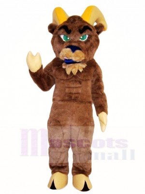 Cute Brown Ram Mascot Costumes Animal