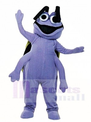 Purple Beetle Mascot Costumes Insect