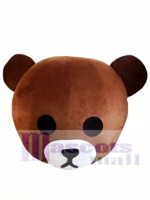 Brown Bear Mascot HEAD ONLY Line Town Friends 
