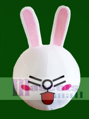 Laugh Cony Rabbit Bunny Mascot HEAD ONLY Line Town Friends 