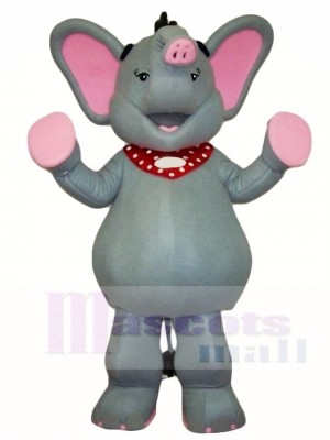 Cute Gray Elephant Mascot Costumes Animal