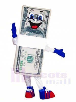 Dollar Bill Mascot Costumes 