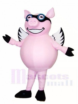Cute Flying Pig Mascot Costumes Animal