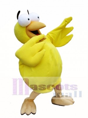 Yellow Chick with Big Eyes Mascot Costume Chicken Mascot Costumes Animal