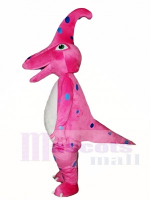 Pink Dinosaur Parasaurolophus Mascot Costumes Animal