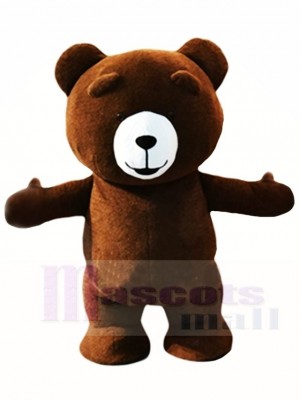 Brown Teddy Bear Mascot Costumes Animal 