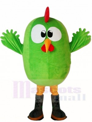 Green Bird Mascot Costumes Animal