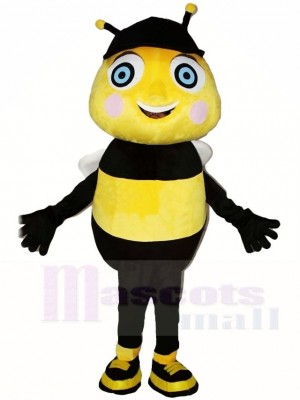 Black Hat Bee Mascot Costumes Insect 