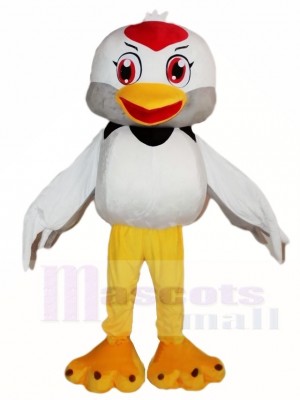 White Bird Mascot Costumes Animal